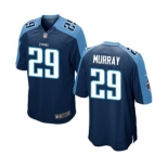 Men Tennessee Titans #29 DeMarco Murray Navy Game Jersey