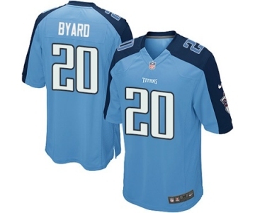 Men's Nike Tennessee Titans #20 Kevin Byard Game Light Blue Team Color NFL Jersey