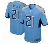 Men's Nike Tennessee Titans #21 Malcolm Butler Game Light Blue Alternate NFL Jersey