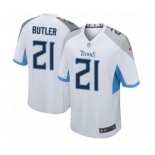 Men's Nike Tennessee Titans #21 Malcolm Butler Game White NFL Jersey