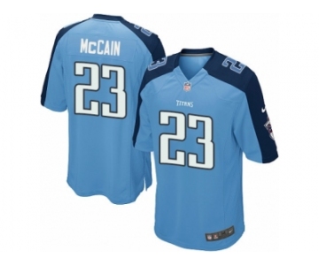 Men's Nike Tennessee Titans #23 Brice McCain Game Light Blue Team Color NFL Jersey