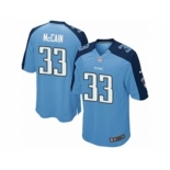 Men's Nike Tennessee Titans #33 Brice McCain Game Light Blue Team Color NFL Jersey