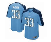 Men's Nike Tennessee Titans #33 Brice McCain Game Light Blue Team Color NFL Jersey