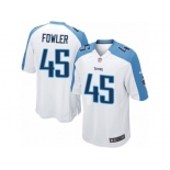 Men's Nike Tennessee Titans #45 Jalston Fowler Game White NFL Jersey