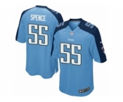 Men's Nike Tennessee Titans #55 Sean Spence Game Light Blue Team Color NFL Jersey