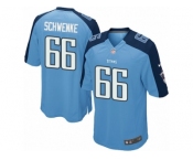 Men's Nike Tennessee Titans #66 Brian Schwenke Game Light Blue Team Color NFL Jersey