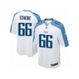 Men's Nike Tennessee Titans #66 Brian Schwenke Game White NFL Jersey