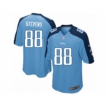 Men's Nike Tennessee Titans #88 Craig Stevens Game Light Blue Team Color NFL Jersey