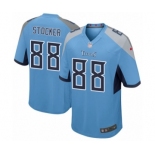 Men's Nike Tennessee Titans #88 Luke Stocker Game Light Blue Alternate NFL Jersey