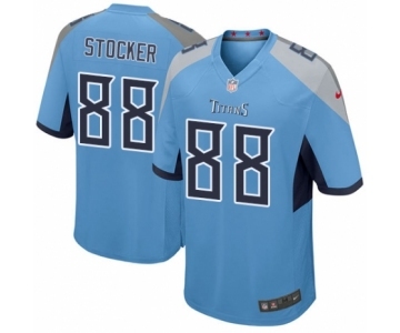 Men's Nike Tennessee Titans #88 Luke Stocker Game Light Blue Alternate NFL Jersey