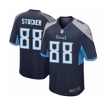 Men's Nike Tennessee Titans #88 Luke Stocker Game Navy Blue Team Color NFL Jersey