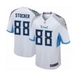 Men's Nike Tennessee Titans #88 Luke Stocker Game White NFL Jersey