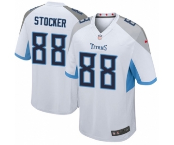 Men's Nike Tennessee Titans #88 Luke Stocker Game White NFL Jersey