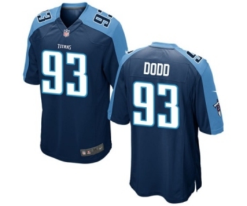 Men's Nike Tennessee Titans #93 Kevin Dodd Game Navy Blue Alternate NFL Jersey