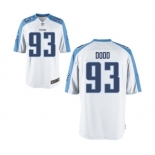 Men's Nike Tennessee Titans #93 Kevin Dodd Game White NFL Jersey