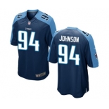 Men's Nike Tennessee Titans #94 Austin Johnson Game Navy Blue Alternate NFL Jersey