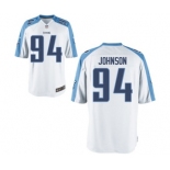 Men's Nike Tennessee Titans #94 Austin Johnson Game White NFL Jersey