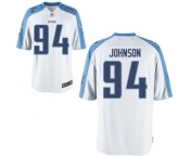 Men's Nike Tennessee Titans #94 Austin Johnson Game White NFL Jersey