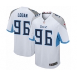 Men's Nike Tennessee Titans #96 Bennie Logan Game White NFL Jersey