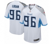 Men's Nike Tennessee Titans #96 Bennie Logan Game White NFL Jersey