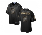 Nike Tennessee Titans #8 Marcus Mariota Pro Line Black Gold Collection Jersey[Game]