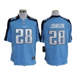 nike nfl jerseys tennessee titans #28 chris johnson blue[game]