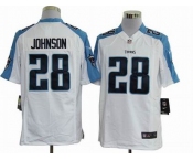 nike nfl jerseys tennessee titans #28 chris johnson white[game]