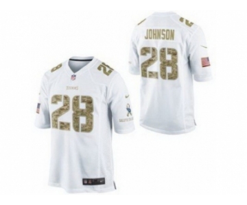 nike nfl jerseys tennessee titans #28 chris johnson white[nike USA]