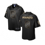 nike nfl jerseys tennessee titans #8 mariota black gold collection[game][mariota]