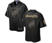 nike nfl jerseys tennessee titans #8 mariota black gold collection[game][mariota]