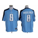 nike nfl jerseys tennessee titans #8 matt hasselbeck blue[game]