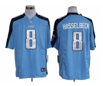 nike nfl jerseys tennessee titans #8 matt hasselbeck blue[game]