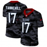 Men New Nike Tennessee Titans #17 Tannehill 2020 Nike 2ndCamo Salute to Service Limited