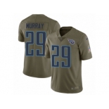 Men Nike Tennessee Titans #29 DeMarco Murray Limited Olive 2017 Salute to Service NFL Jersey