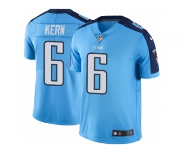 Men Nike Tennessee Titans #6 Brett Kern Limited Light Blue Rush Vapor Untouchable NFL Jersey