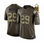 Men Tennessee Titans #29 Demarco Murray Salute To Service Green Jersey