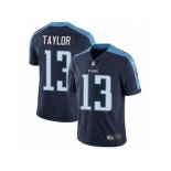 Men's Nike Tennessee Titans #13 Taywan Taylor Vapor Untouchable Limited Navy Blue Alternate NFL Jersey