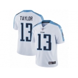 Men's Nike Tennessee Titans #13 Taywan Taylor Vapor Untouchable Limited White NFL Jersey