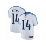 Men's Nike Tennessee Titans #14 Eric Weems Vapor Untouchable Limited White NFL Jersey