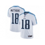 Men's Nike Tennessee Titans #18 Rishard Matthews Vapor Untouchable Limited White NFL Jersey