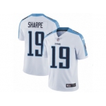 Men's Nike Tennessee Titans #19 Tajae Sharpe Vapor Untouchable Limited White NFL Jersey