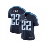 Men's Nike Tennessee Titans #22 Derrick Henry Vapor Untouchable Limited Navy Blue Alternate NFL Jersey