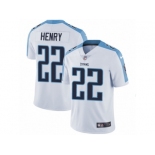 Men's Nike Tennessee Titans #22 Derrick Henry Vapor Untouchable Limited White NFL Jersey