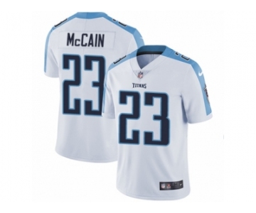 Men's Nike Tennessee Titans #23 Brice McCain Limited White NFL Jersey