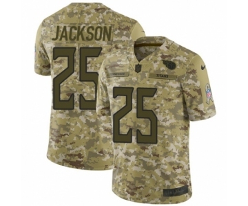 Men's Nike Tennessee Titans #25 Adoree' Jackson Limited Camo 2018 Salute to Service NFL Jersey