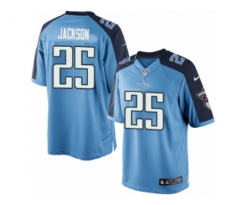 Men's Nike Tennessee Titans #25 Adoree' Jackson Limited Light Blue Team Color NFL Jersey