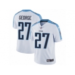 Men's Nike Tennessee Titans #27 Eddie George Vapor Untouchable Limited White NFL Jersey