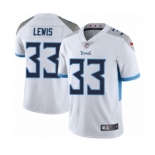 Men's Nike Tennessee Titans #33 Dion Lewis White Vapor Untouchable Limited Player NFL Jersey