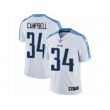 Men's Nike Tennessee Titans #34 Earl Campbell Vapor Untouchable Limited White NFL Jersey