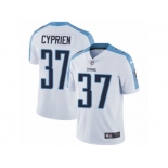 Men's Nike Tennessee Titans #37 Johnathan Cyprien Vapor Untouchable Limited White NFL Jersey